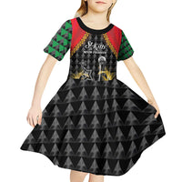 Custom St Kitts Nevis Cricket Patriots Kid Short Sleeve Dress Road To Victory - Wonder Print Shop