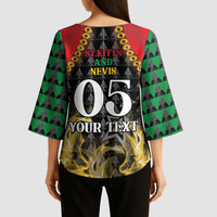 Custom St Kitts Nevis Cricket Patriots Kimono Sleeve Blouse Road To Victory - Wonder Print Shop