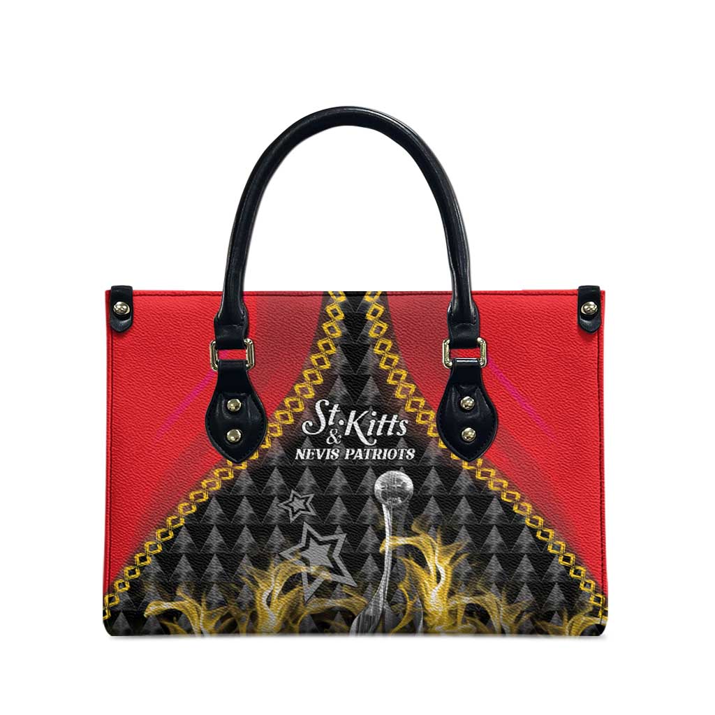 St Kitts Nevis Cricket Patriots Leather Bag Road To Victory - Wonder Print Shop