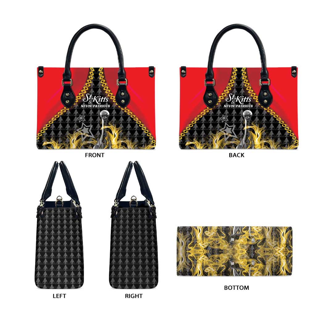 St Kitts Nevis Cricket Patriots Leather Bag Road To Victory - Wonder Print Shop