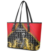 St Kitts Nevis Cricket Patriots Leather Tote Bag Road To Victory - Wonder Print Shop