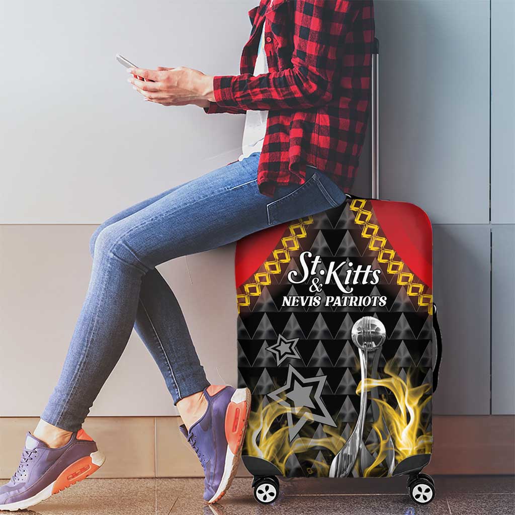 St Kitts Nevis Cricket Patriots Luggage Cover Road To Victory - Wonder Print Shop