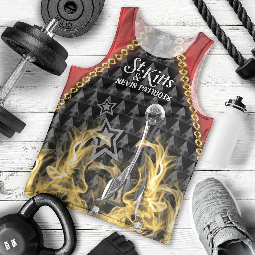 Custom St Kitts Nevis Cricket Patriots Men Tank Top Road To Victory - Wonder Print Shop