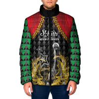 Custom St Kitts Nevis Cricket Patriots Padded Jacket Road To Victory - Wonder Print Shop