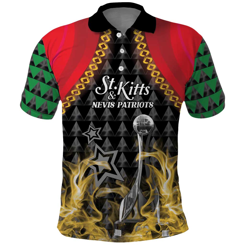 Custom St Kitts Nevis Cricket Patriots Polo Shirt Road To Victory - Wonder Print Shop