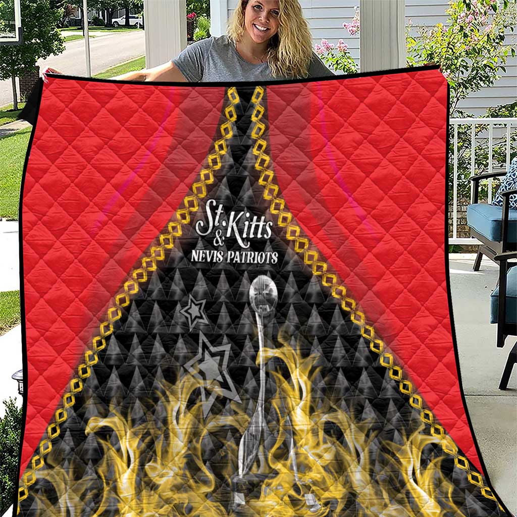 St Kitts Nevis Cricket Patriots Quilt Road To Victory - Wonder Print Shop