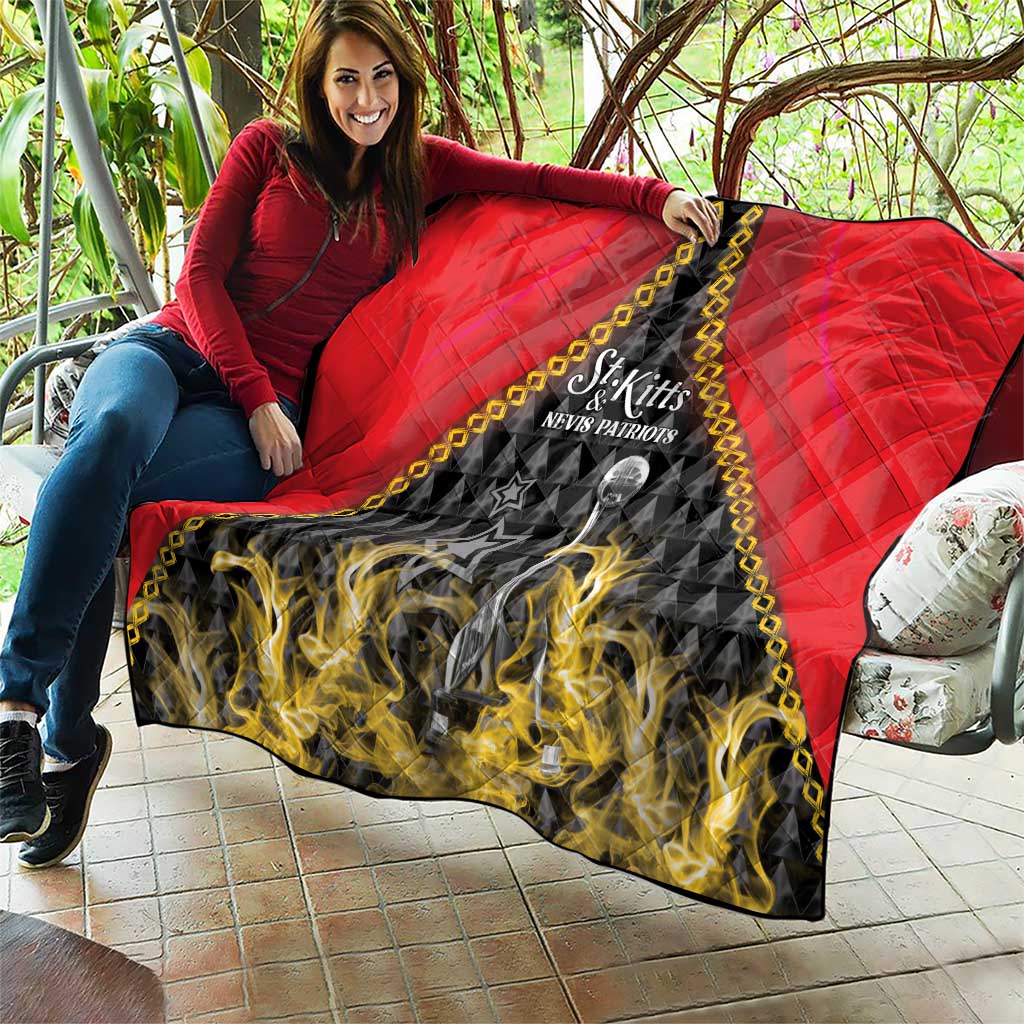 St Kitts Nevis Cricket Patriots Quilt Road To Victory - Wonder Print Shop