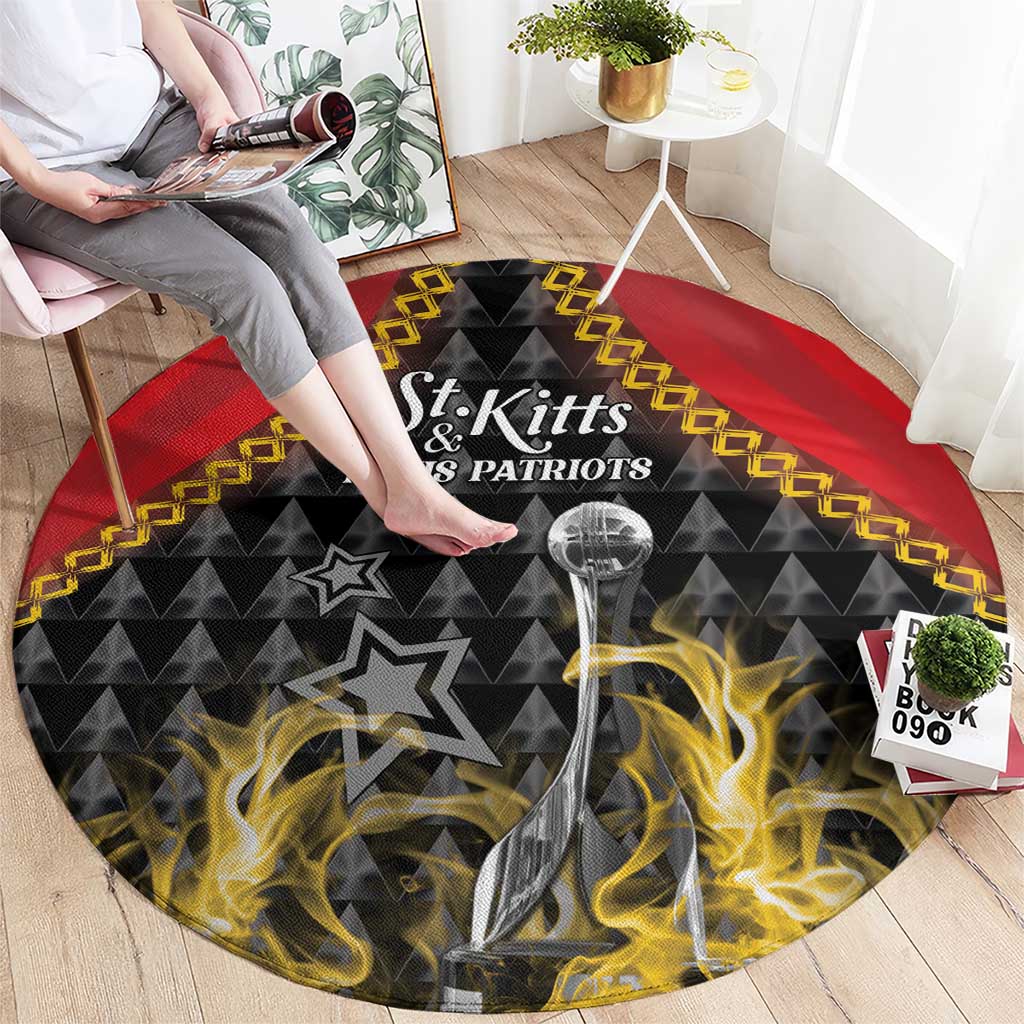 St Kitts Nevis Cricket Patriots Round Carpet Road To Victory - Wonder Print Shop