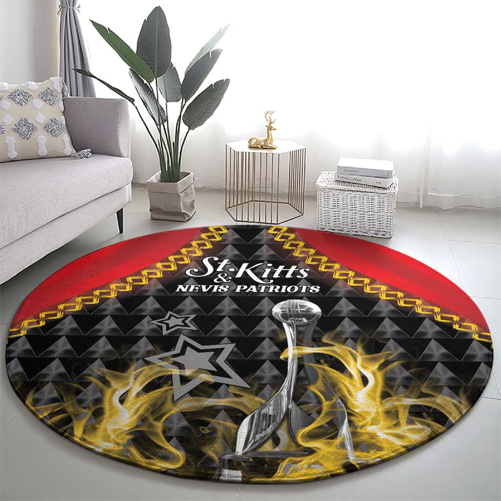 St Kitts Nevis Cricket Patriots Round Carpet Road To Victory - Wonder Print Shop