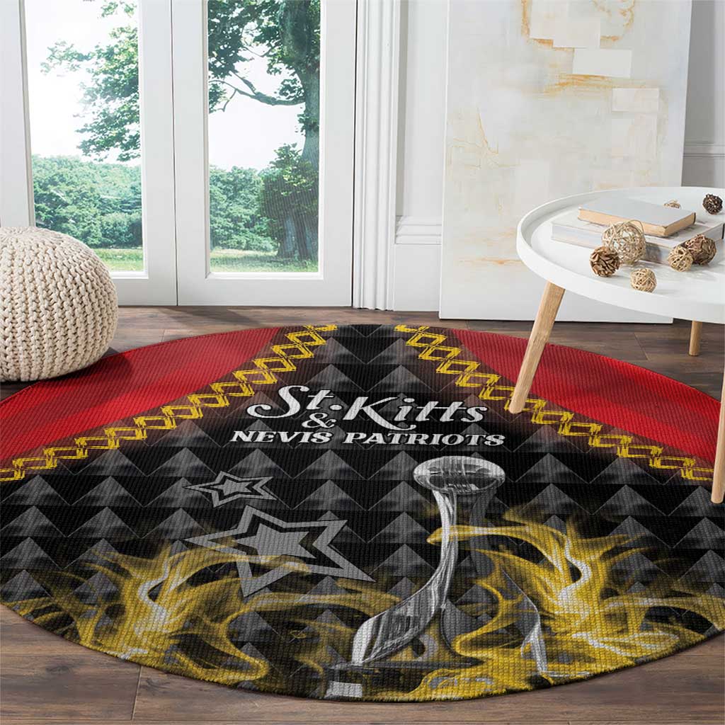 St Kitts Nevis Cricket Patriots Round Carpet Road To Victory - Wonder Print Shop