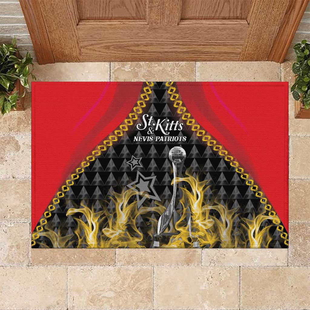 St Kitts Nevis Cricket Patriots Rubber Doormat Road To Victory - Wonder Print Shop