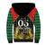 Custom St Kitts Nevis Cricket Patriots Sherpa Hoodie Road To Victory - Wonder Print Shop