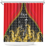 St Kitts Nevis Cricket Patriots Shower Curtain Road To Victory - Wonder Print Shop