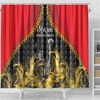 St Kitts Nevis Cricket Patriots Shower Curtain Road To Victory - Wonder Print Shop
