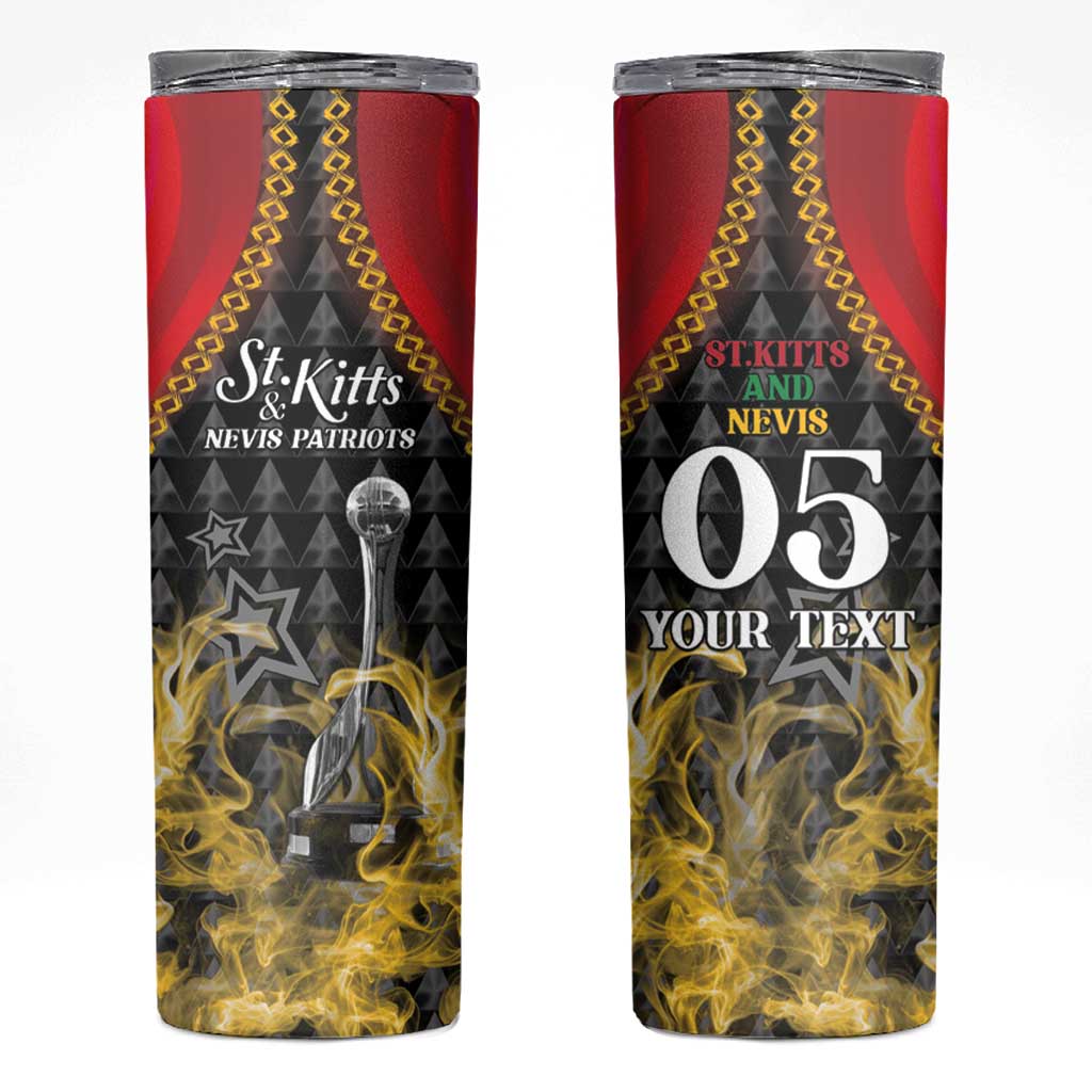 Custom St Kitts Nevis Cricket Patriots Skinny Tumbler Road To Victory - Wonder Print Shop