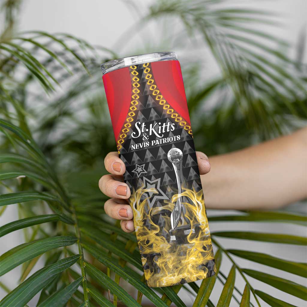 Custom St Kitts Nevis Cricket Patriots Skinny Tumbler Road To Victory - Wonder Print Shop