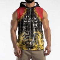 Custom St Kitts Nevis Cricket Patriots Sleeveless Hoodie Road To Victory - Wonder Print Shop