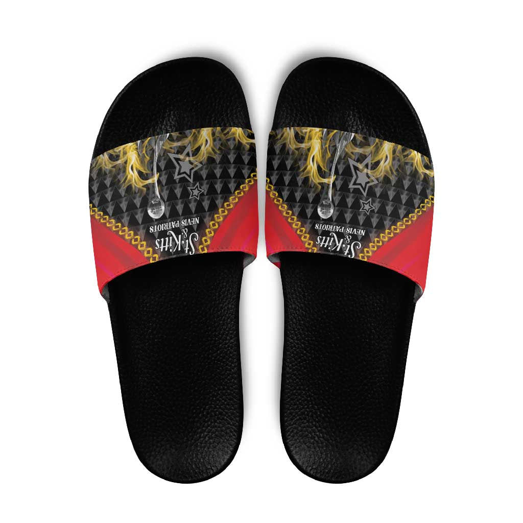 St Kitts Nevis Cricket Patriots Slide Sandals Road To Victory - Wonder Print Shop