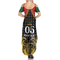 Custom St Kitts Nevis Cricket Patriots Summer Maxi Dress Road To Victory - Wonder Print Shop