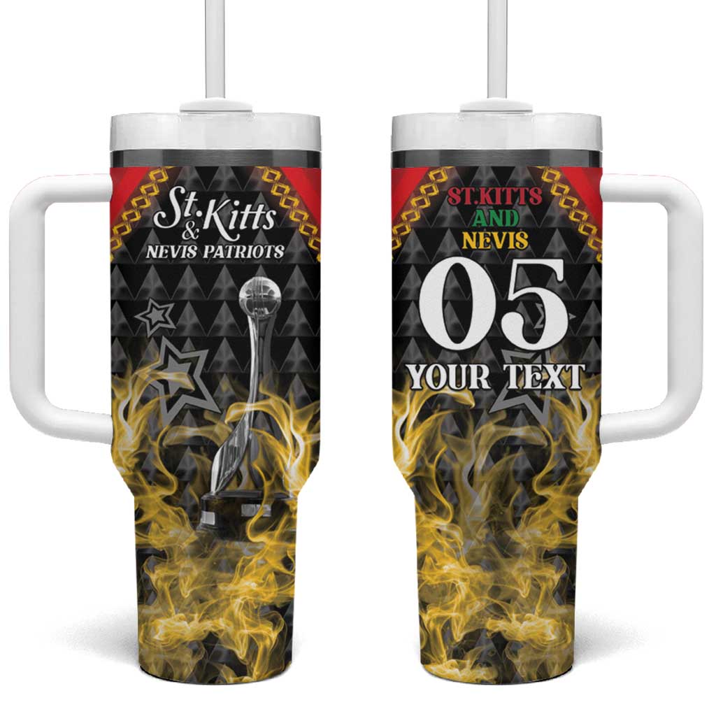 Custom St Kitts Nevis Cricket Patriots Tumbler With Handle Road To Victory - Wonder Print Shop