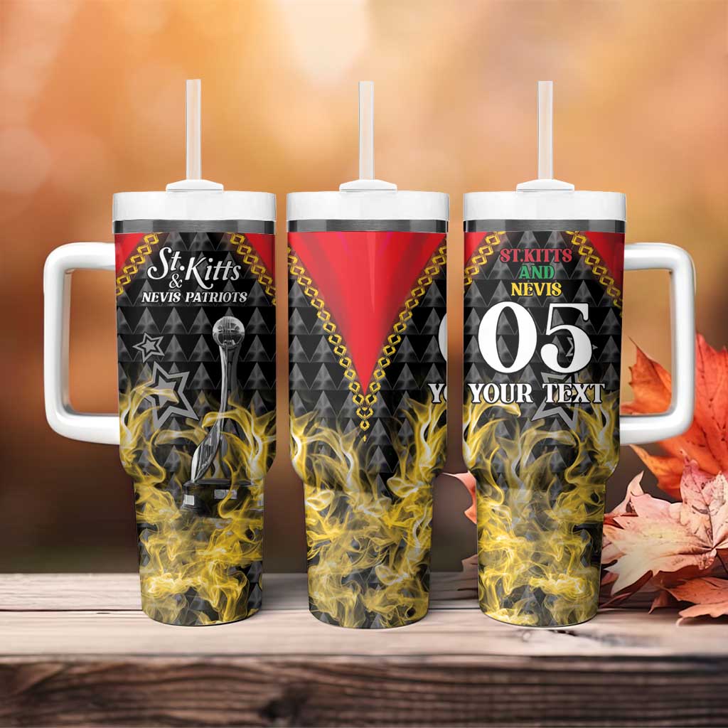 Custom St Kitts Nevis Cricket Patriots Tumbler With Handle Road To Victory - Wonder Print Shop