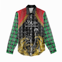 Custom St Kitts Nevis Cricket Patriots Women Casual Shirt Road To Victory - Wonder Print Shop