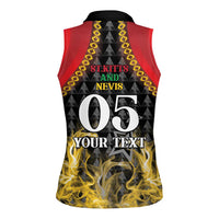 Custom St Kitts Nevis Cricket Patriots Women Sleeveless Polo Shirt Road To Victory - Wonder Print Shop