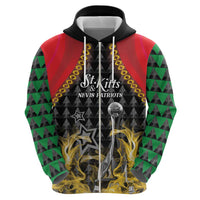 Custom St Kitts Nevis Cricket Patriots Zip Hoodie Road To Victory - Wonder Print Shop
