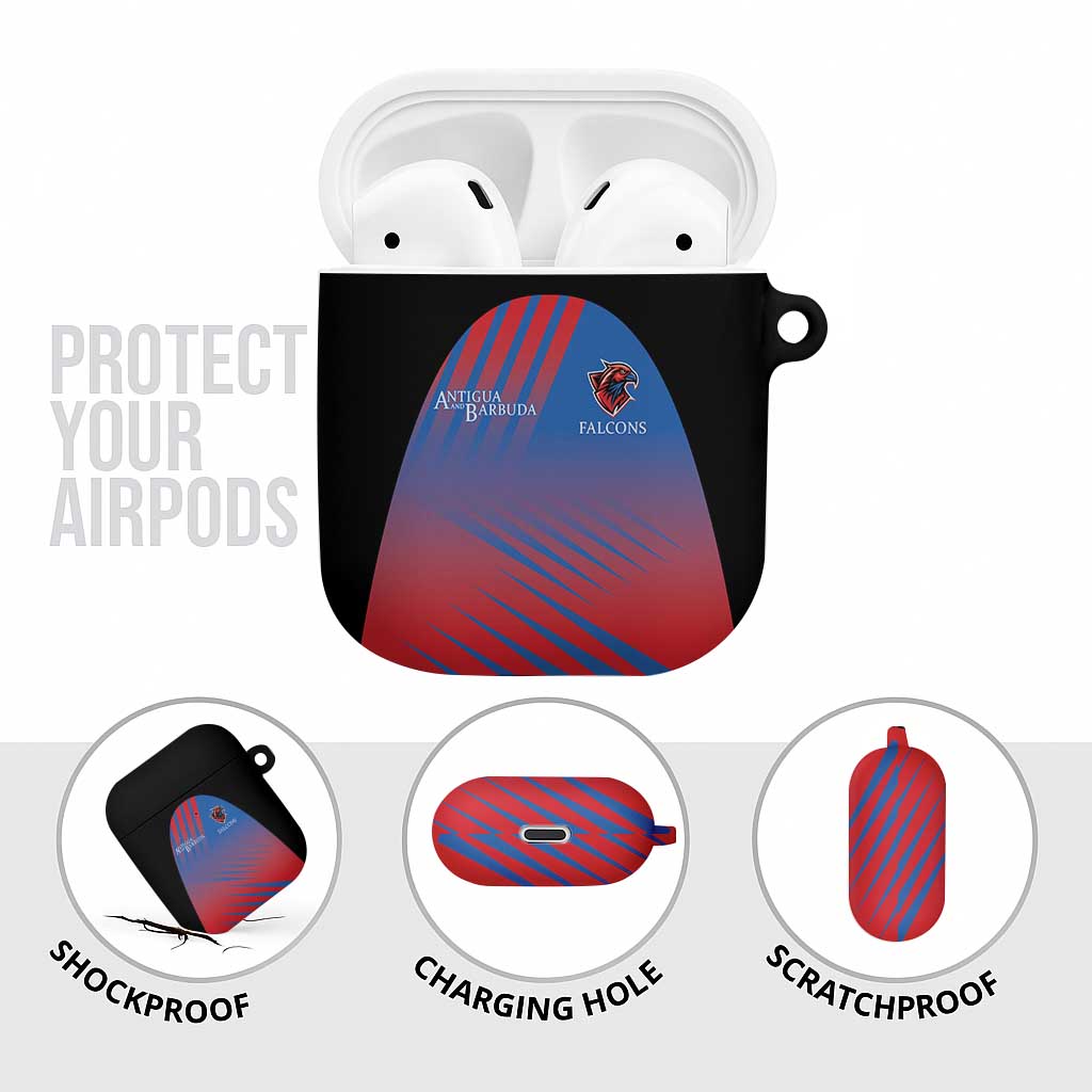 Antigua and Barbuda Cricket AirPods Case Falcons Unstoppable - Wonder Print Shop
