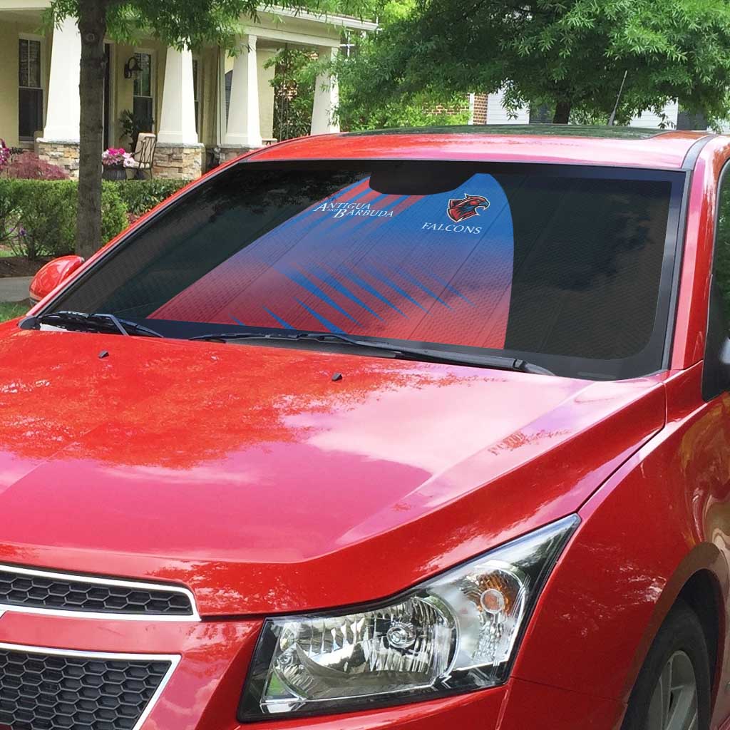 Antigua and Barbuda Cricket Auto Sun Shade Falcons Unstoppable - Wonder Print Shop