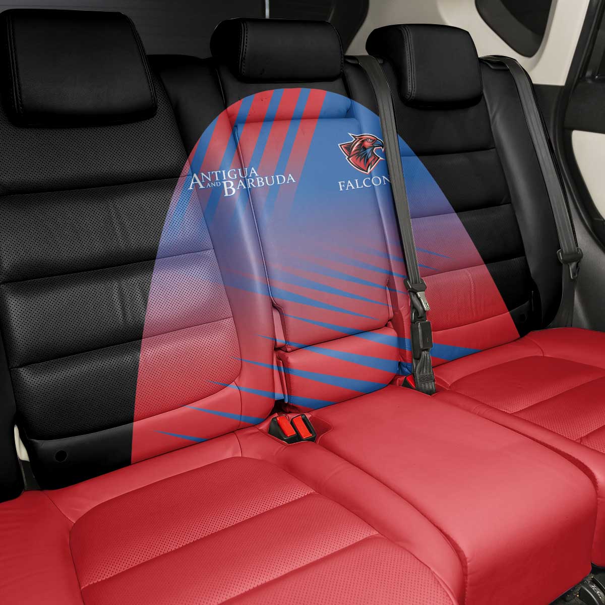 Antigua and Barbuda Cricket Back Car Seat Cover Falcons Unstoppable - Wonder Print Shop