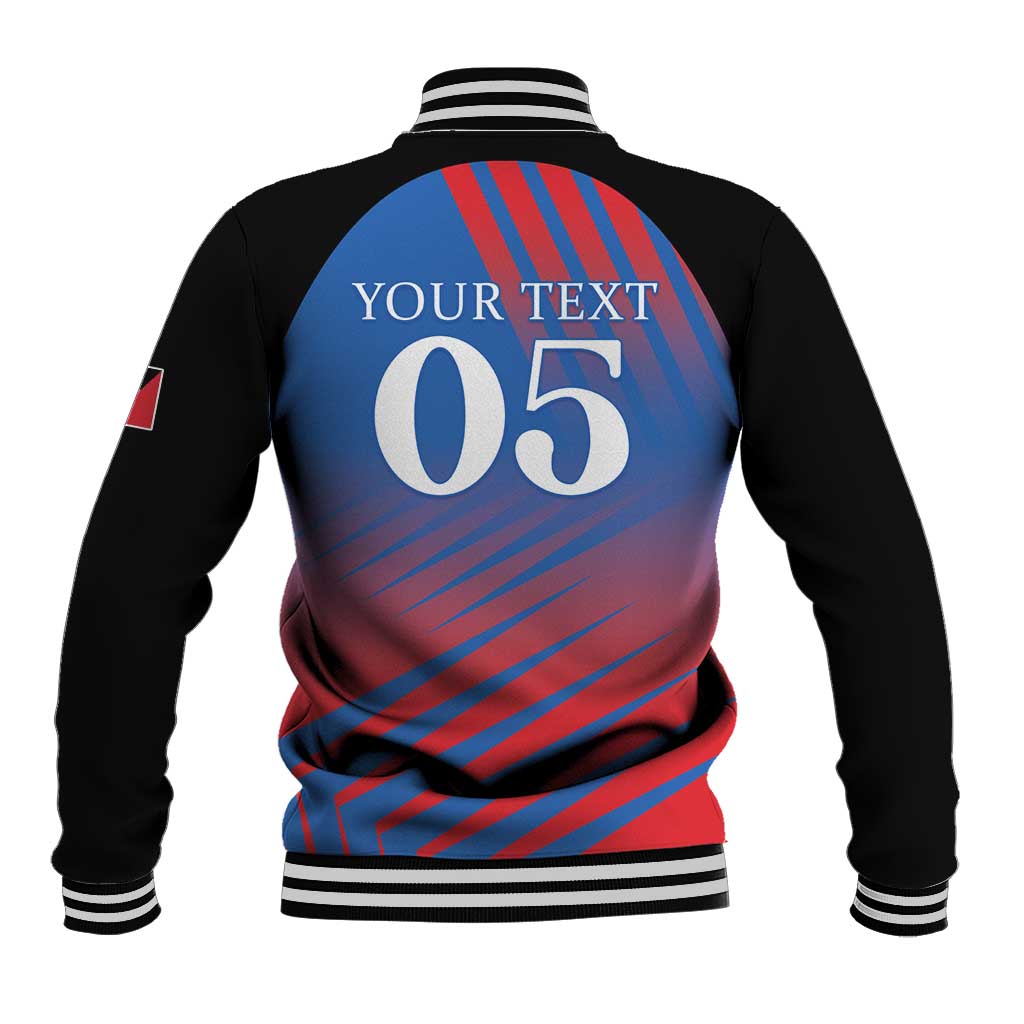 Custom Antigua and Barbuda Cricket Baseball Jacket Falcons Unstoppable - Wonder Print Shop