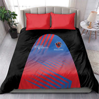 Antigua and Barbuda Cricket Bedding Set Falcons Unstoppable - Wonder Print Shop