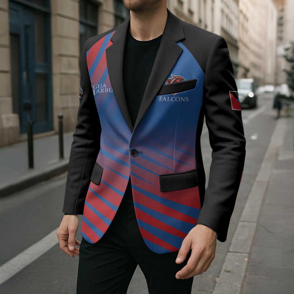 Custom Antigua and Barbuda Cricket Blazer Falcons Unstoppable - Wonder Print Shop