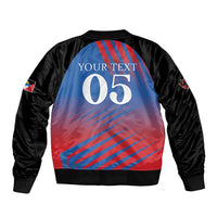 Custom Antigua and Barbuda Cricket Bomber Jacket Falcons Unstoppable - Wonder Print Shop