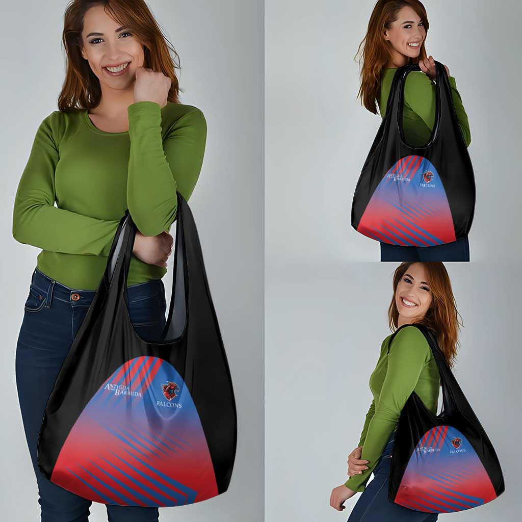 Antigua and Barbuda Cricket Grocery Bag Falcons Unstoppable - Wonder Print Shop