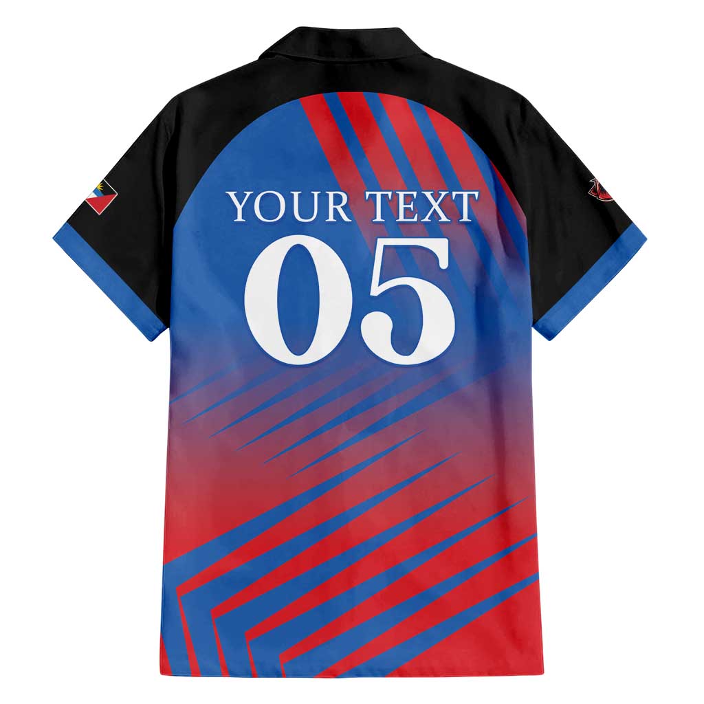 Custom Antigua and Barbuda Cricket Hawaiian Shirt Falcons Unstoppable - Wonder Print Shop