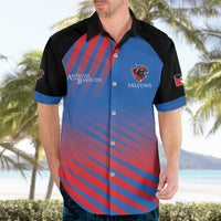Custom Antigua and Barbuda Cricket Hawaiian Shirt Falcons Unstoppable - Wonder Print Shop