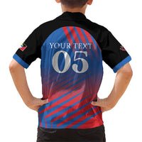 Custom Antigua and Barbuda Cricket Hawaiian Shirt Falcons Unstoppable - Wonder Print Shop