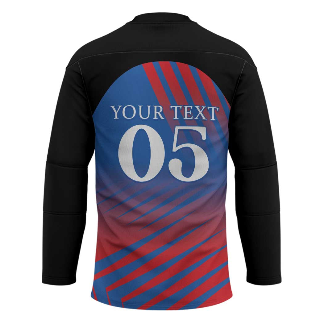 Custom Antigua and Barbuda Cricket Hockey Jersey Falcons Unstoppable - Wonder Print Shop