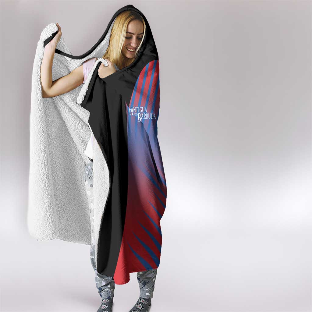 Antigua and Barbuda Cricket Hooded Blanket Falcons Unstoppable - Wonder Print Shop