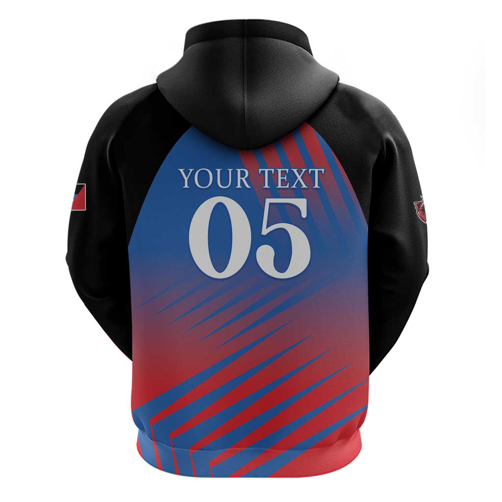 Custom Antigua and Barbuda Cricket Hoodie Falcons Unstoppable - Wonder Print Shop