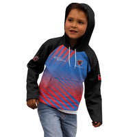 Custom Antigua and Barbuda Cricket Kid Hoodie Falcons Unstoppable - Wonder Print Shop