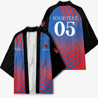 Custom Antigua and Barbuda Cricket Kimono Falcons Unstoppable - Wonder Print Shop