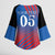 Custom Antigua and Barbuda Cricket Kimono Sleeve Blouse Falcons Unstoppable - Wonder Print Shop