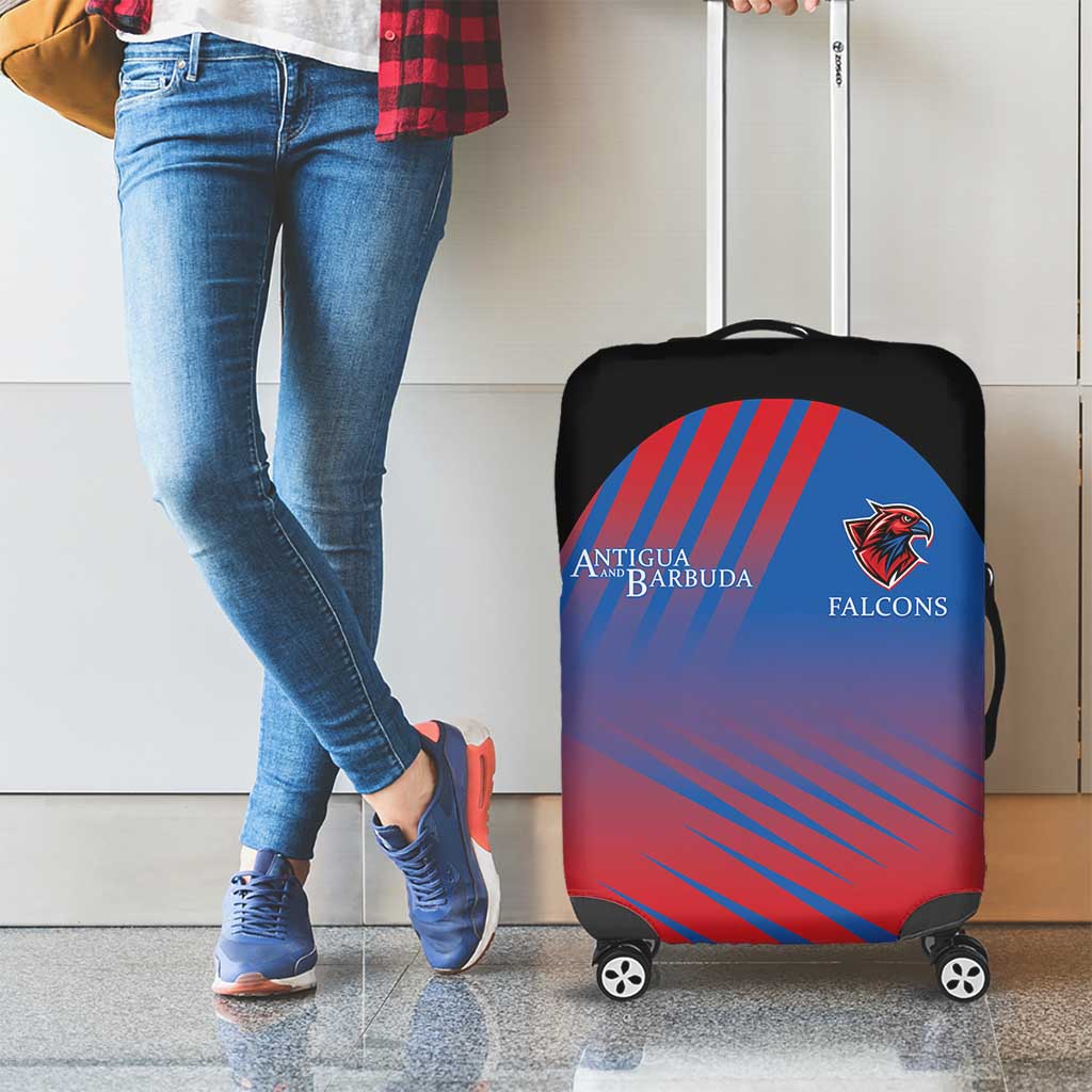 Antigua and Barbuda Cricket Luggage Cover Falcons Unstoppable - Wonder Print Shop