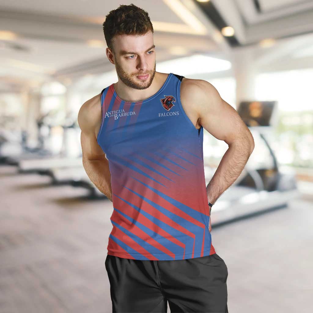 Custom Antigua and Barbuda Cricket Men Tank Top Falcons Unstoppable - Wonder Print Shop