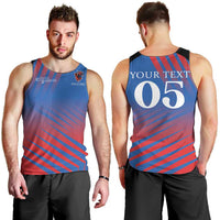 Custom Antigua and Barbuda Cricket Men Tank Top Falcons Unstoppable - Wonder Print Shop