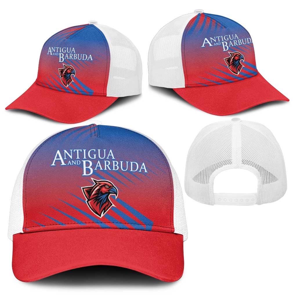 Antigua and Barbuda Cricket Mesh Trucker Cap Falcons Unstoppable - Wonder Print Shop