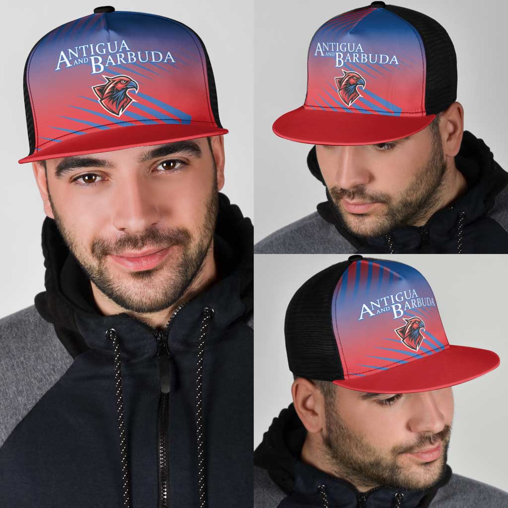 Antigua and Barbuda Cricket Mesh Trucker Cap Falcons Unstoppable - Wonder Print Shop